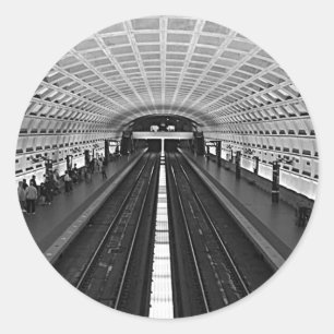 Washington Metro Classic Round Sticker
