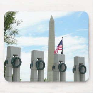 Washington Monument and WWII Memorial in DC Mouse Mat