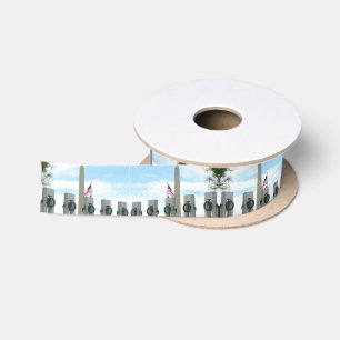 Washington Monument and WWII Memorial in DC Satin Ribbon