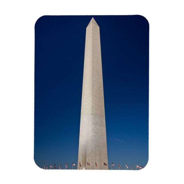 Washington Monument at Dusk Magnet (Vertical)
