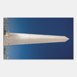 Washington Monument at Dusk Rectangular Sticker
