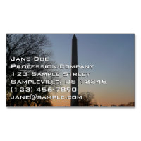 Washington Monument at Sunset in DC