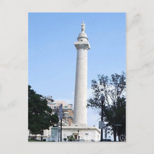 Washington Monument Baltimore Postcard