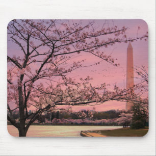 Washington Monument Cherry Blossom Festival Mouse Mat