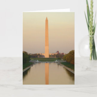 Washington Monument DC Greeting Card
