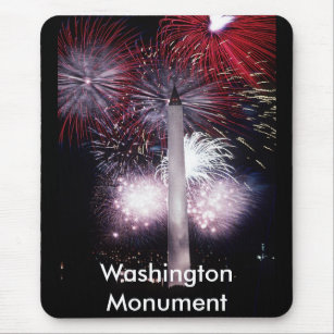 Washington Monument Fireworks Mouse Mat