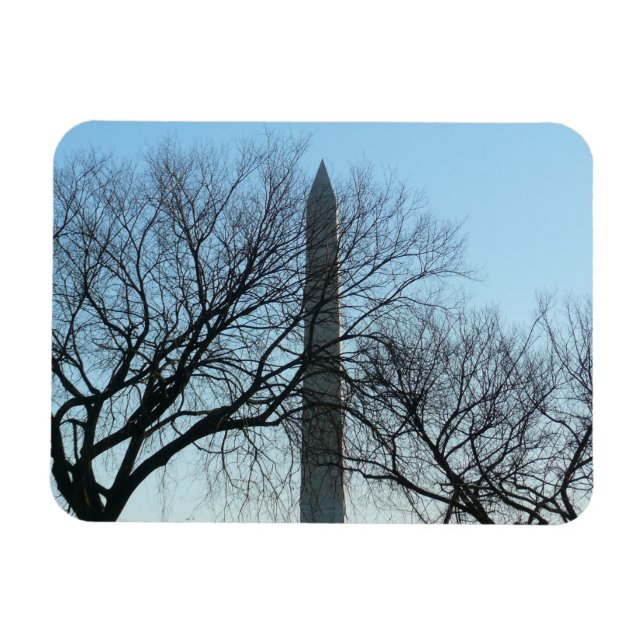 Washington Monument in Winter I Landscape Magnet (Horizontal)
