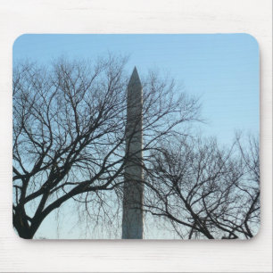 Washington Monument in Winter I Landscape Mouse Mat