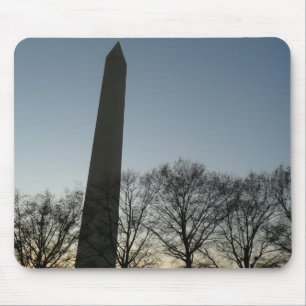 Washington Monument in Winter II Landscape Mouse Mat