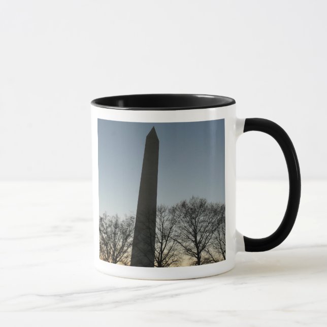 Washington Monument in Winter II Landscape Mug (Right)