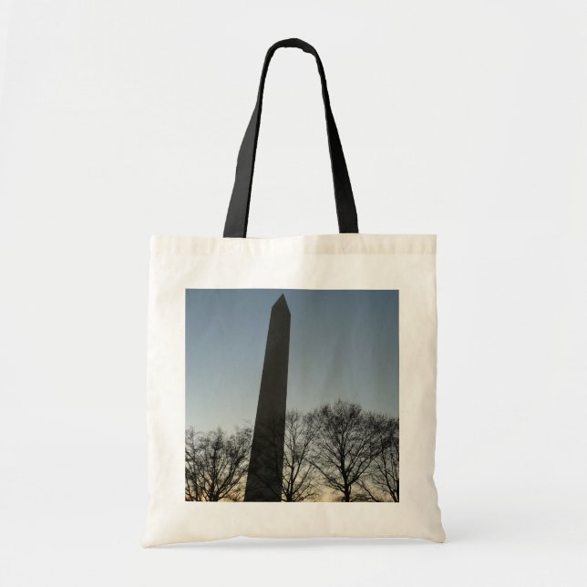 Washington Monument in Winter II Landscape Tote Bag (Front)