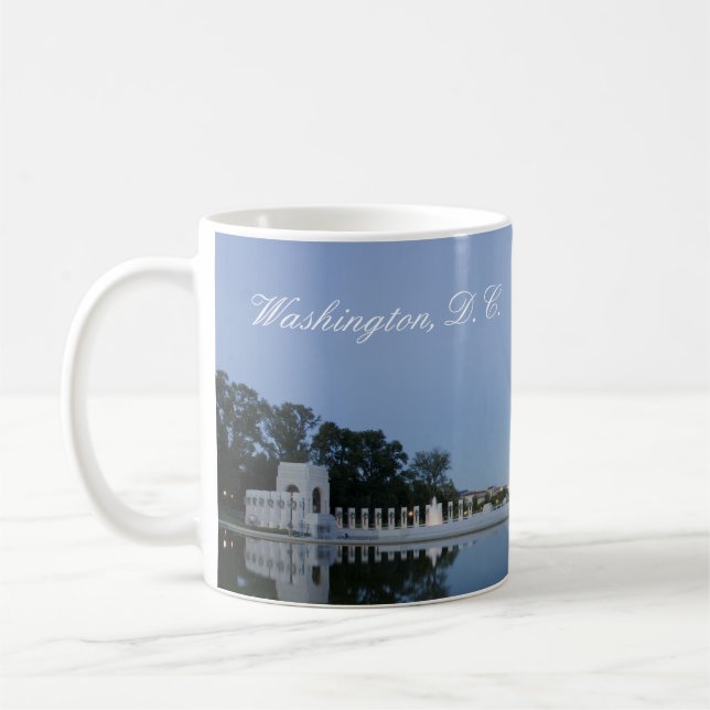 Washington Monument, Reflecting Pool, Washington Coffee Mug (Left)