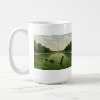 Washington Monument Reflecting Pool with Loch Ness Coffee Mug