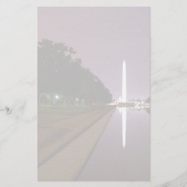 Washington Monument Stationery (Front)
