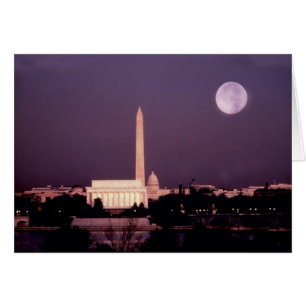 Washington Monument, the Capitol and Jefferson