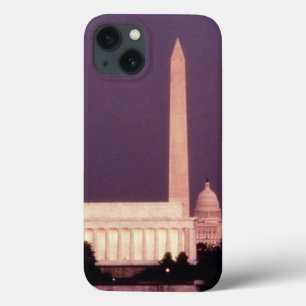 Washington Monument, the Capitol and Jefferson iPhone 13 Case