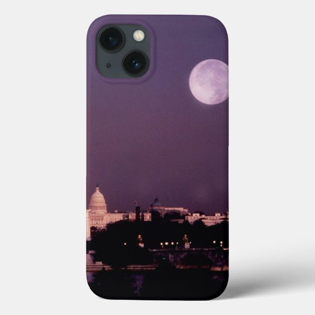 Washington Monument, the Capitol and Jefferson Case-Mate iPhone Case (Back)