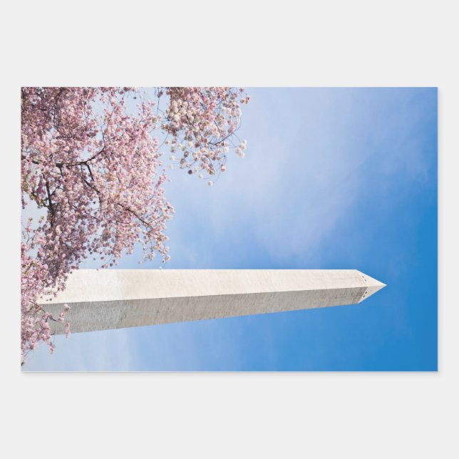 Washington Monument Wrapping Paper Sheet (Front)