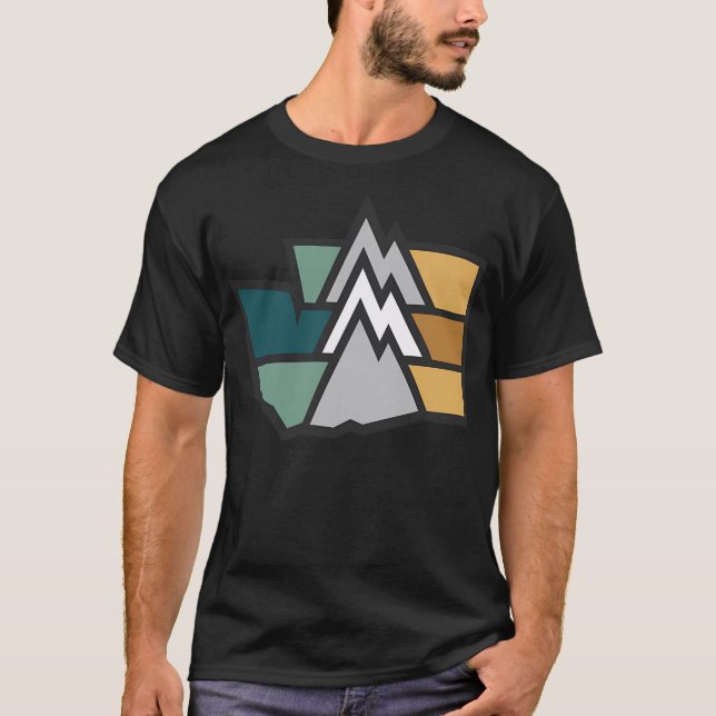 Washington Mountains T-Shirt (Front)