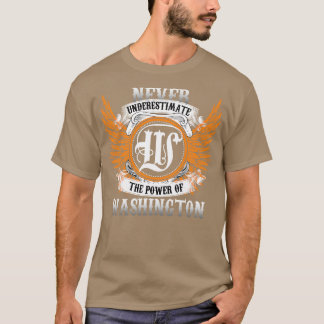 Washington Name Shirt Never Underestimate The Powe