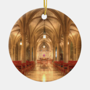 Washington National Cathedral Bethlehem Chapel Ceramic Tree Decoration