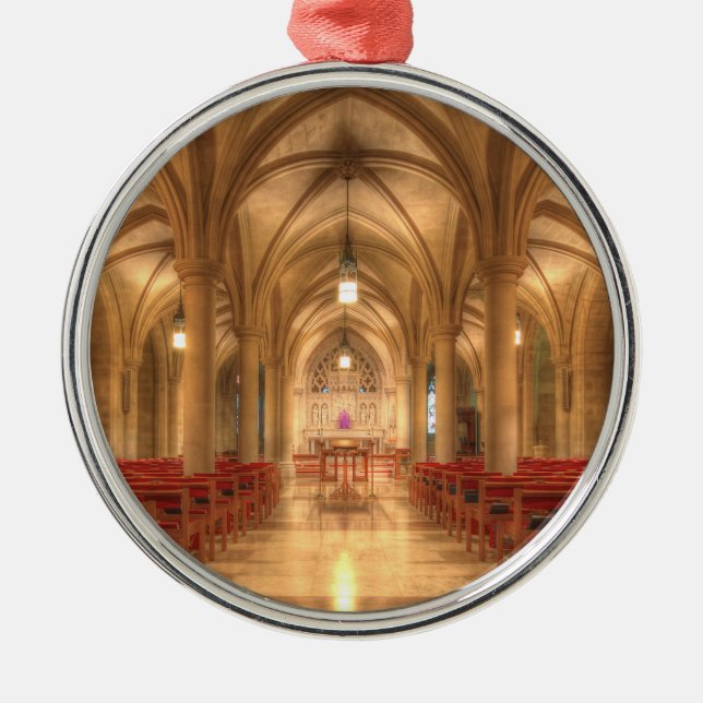 Washington National Cathedral Bethlehem Chapel Metal Tree Decoration (Front)