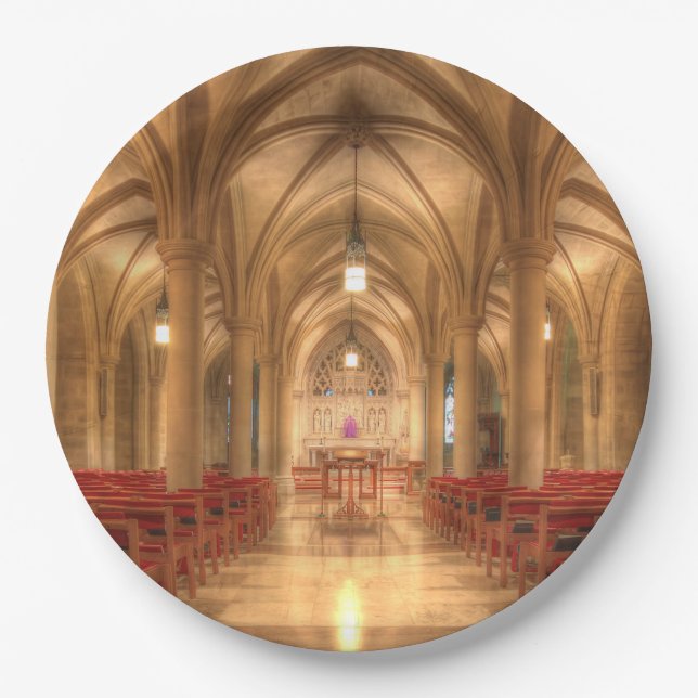 Washington National Cathedral Bethlehem Chapel Paper Plate (Front)