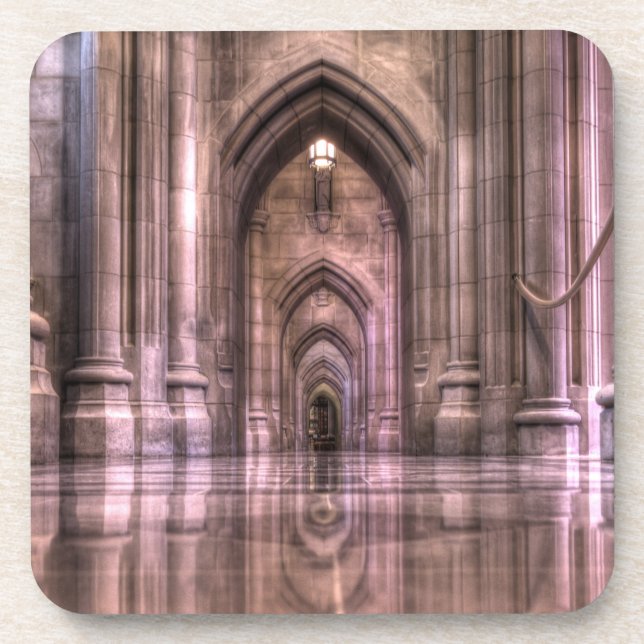 Washington National Cathedral Reflections Coaster (Front)
