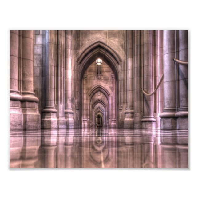 Washington National Cathedral Reflections Photo Print (Front)