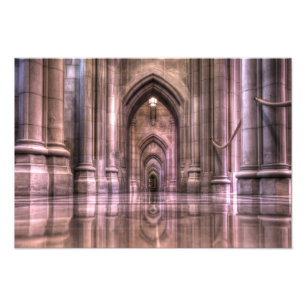 Washington National Cathedral Reflections Photo Print