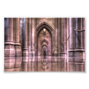 Washington National Cathedral Reflections Photo Print