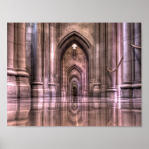 Washington National Cathedral Reflections Poster