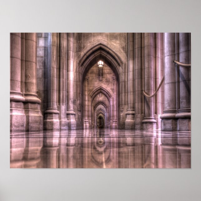 Washington National Cathedral Reflections Poster (Front)
