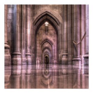 Washington National Cathedral Reflections Poster