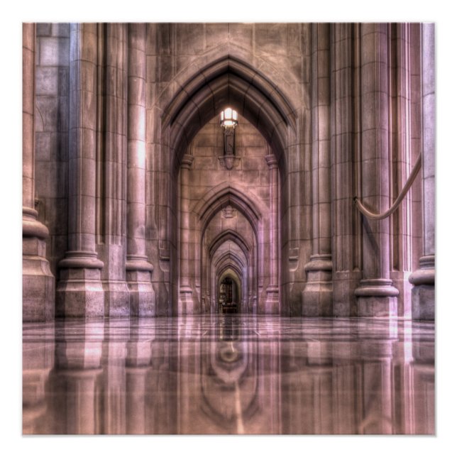 Washington National Cathedral Reflections Poster (Front)
