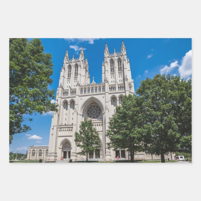 Washington National Cathedral Wrapping Paper Sheet (Front)