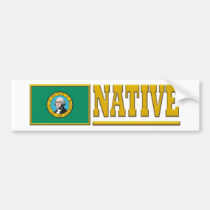 Washington Native Bumper Sticker