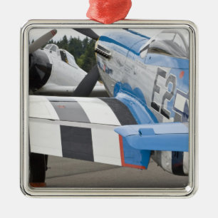 Washington, Olympia, military airshow. 4 Metal Tree Decoration