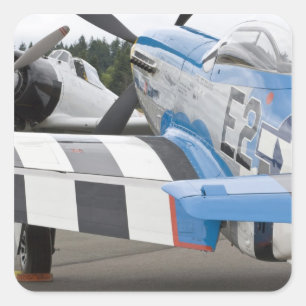 Washington, Olympia,  military airshow. 4 Square Sticker