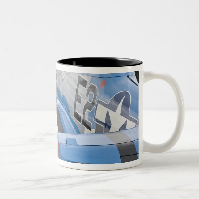 Washington, Olympia,  military airshow. 4 Two-Tone Coffee Mug (Right)
