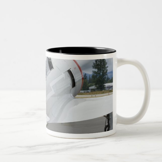 Washington, Olympia, military airshow. 6 Two-Tone Coffee Mug (Right)