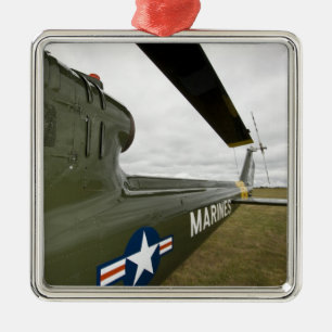 Washington, Olympia, military airshow. Metal Tree Decoration