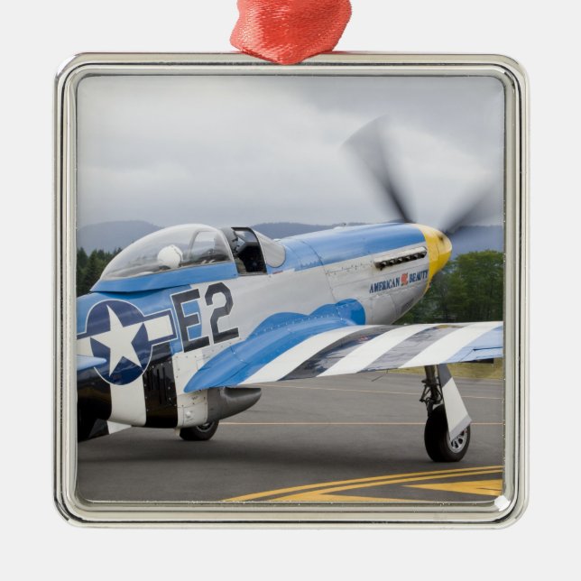Washington, Olympia,  military airshow. Metal Tree Decoration (Front)