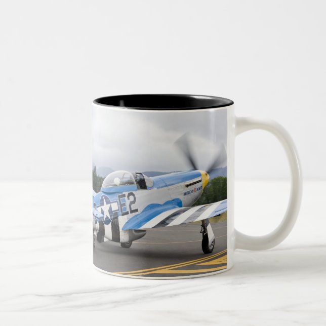 Washington, Olympia,  military airshow. Two-Tone Coffee Mug (Right)