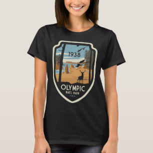 Washington Olympic National Park Retro Vintage Des T-Shirt