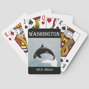 Washington Orca Whale Playing Cards