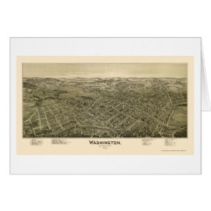 Washington, PA Panoramic Map - 1897