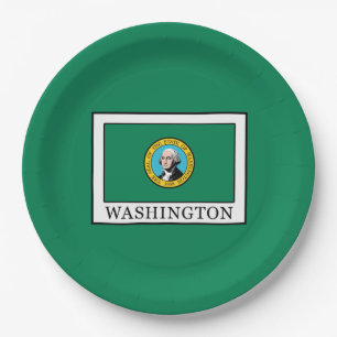 Washington Paper Plate