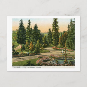 Washington Park, Portland, Oregon Vintage Postcard