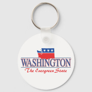 Washington Patriotic Keychain